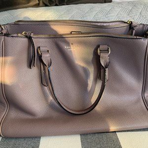 Kate Spade Soft Taupe Gray Leather Satchel